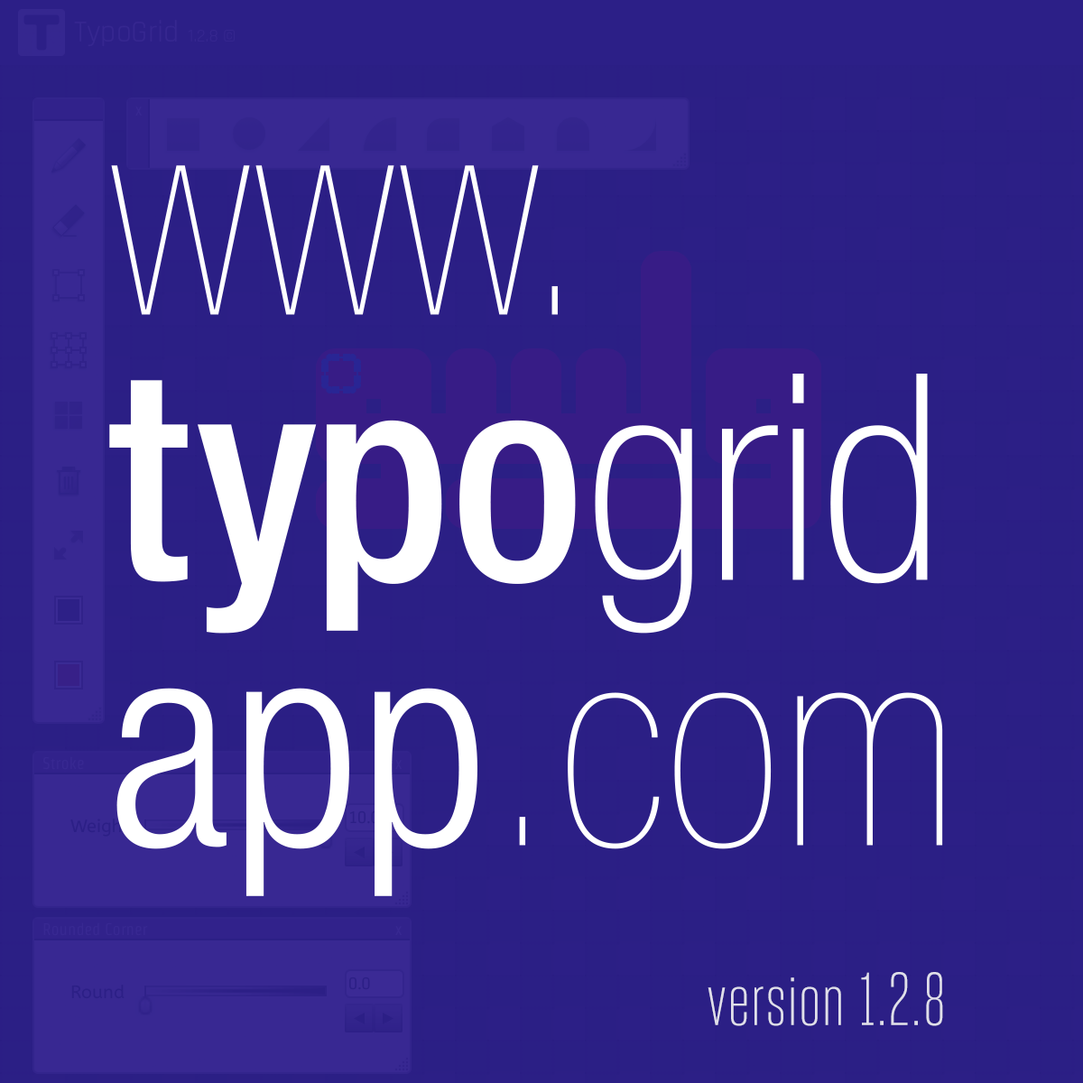 More improvements in version 1.2.8 of typogridapp.com